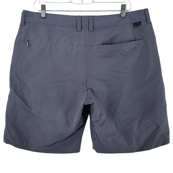 North Face Shorts Men 36 Gray Striped Performance Stretchy Hike Golf Gorpcore 9” - Picture 3 of 12